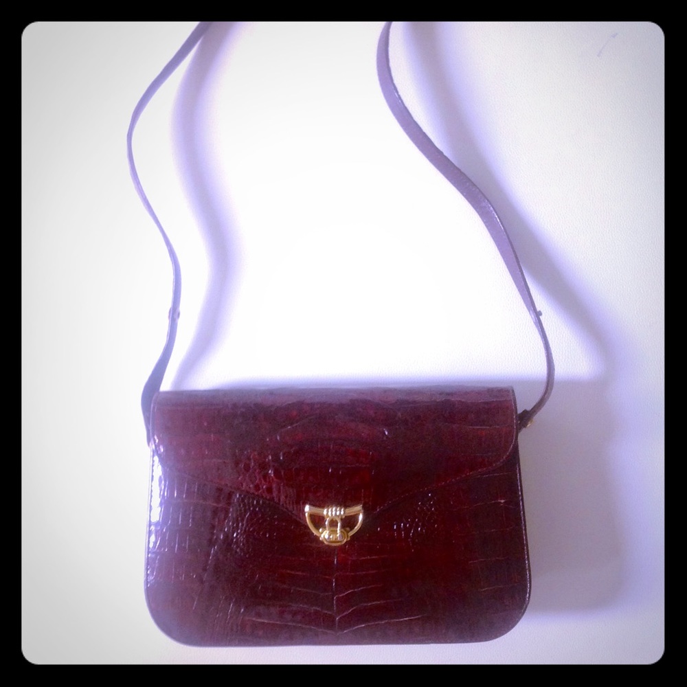 Fake Snakeskin Purse